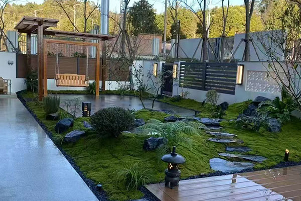 别墅庭院设计中，地面铺装材料怎么选？