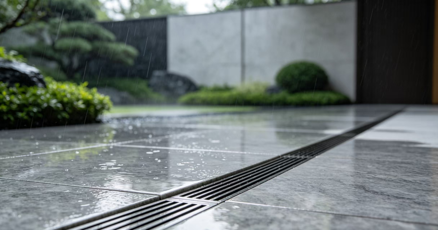 庭院排水系统精细化施工｜筑牢庭院根基，无惧雨季积水